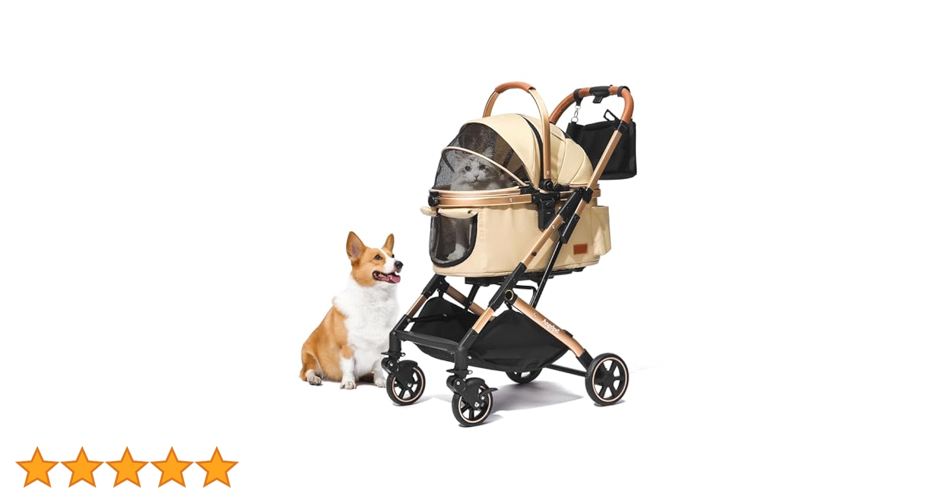 Angelpet ペットカート カーキ AP-S1 #26 Angelpet ペットカート カーキ AP-S1 #26 Angelpet ペットカート